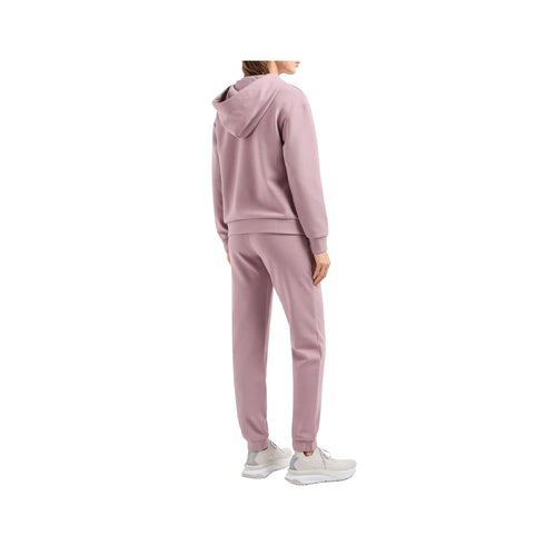 EA7 Emporio Armani Tuta sportiva Tuta Donna felpata con cappuccio Nero bianco A24 - EA7 EMPORIO6DTV57TJQLZ - 1200 - XS - Francavilla Moda